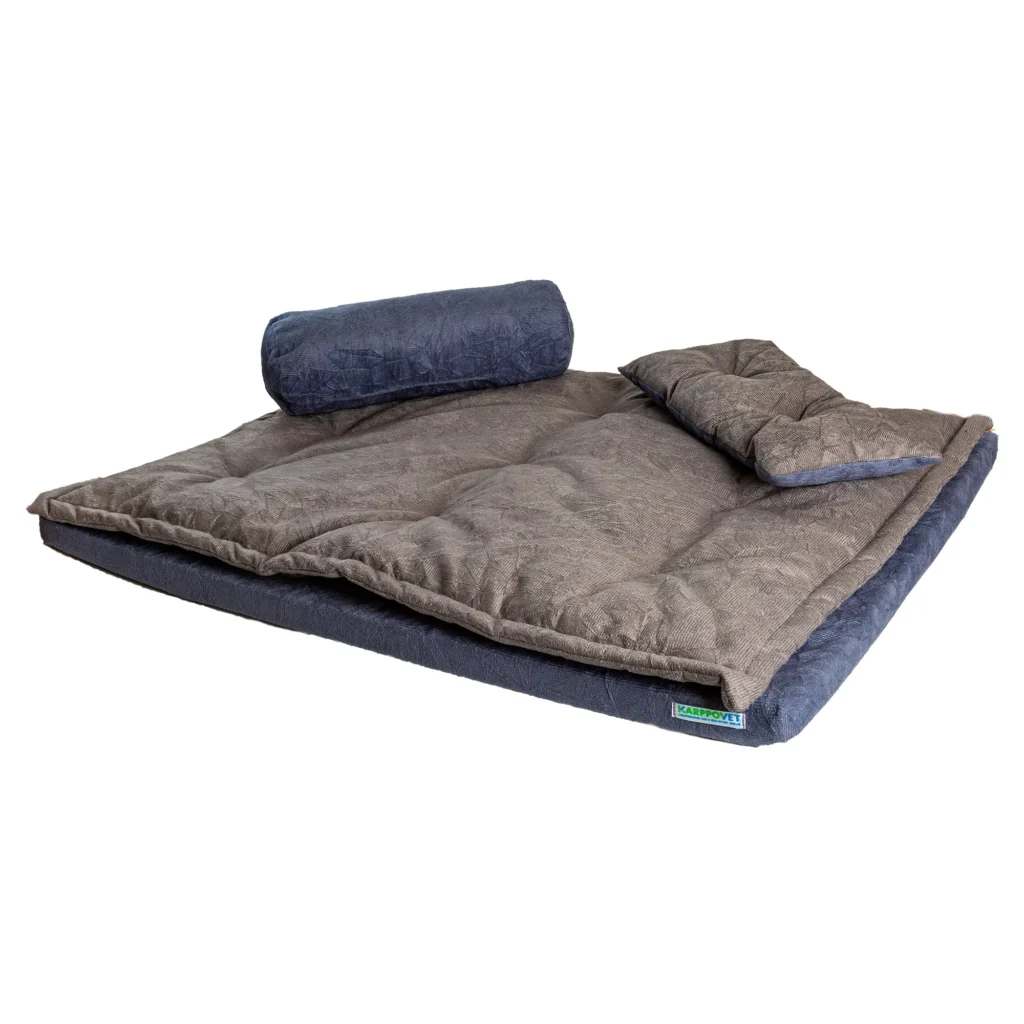 colchonete para pets futon pillow top cinza